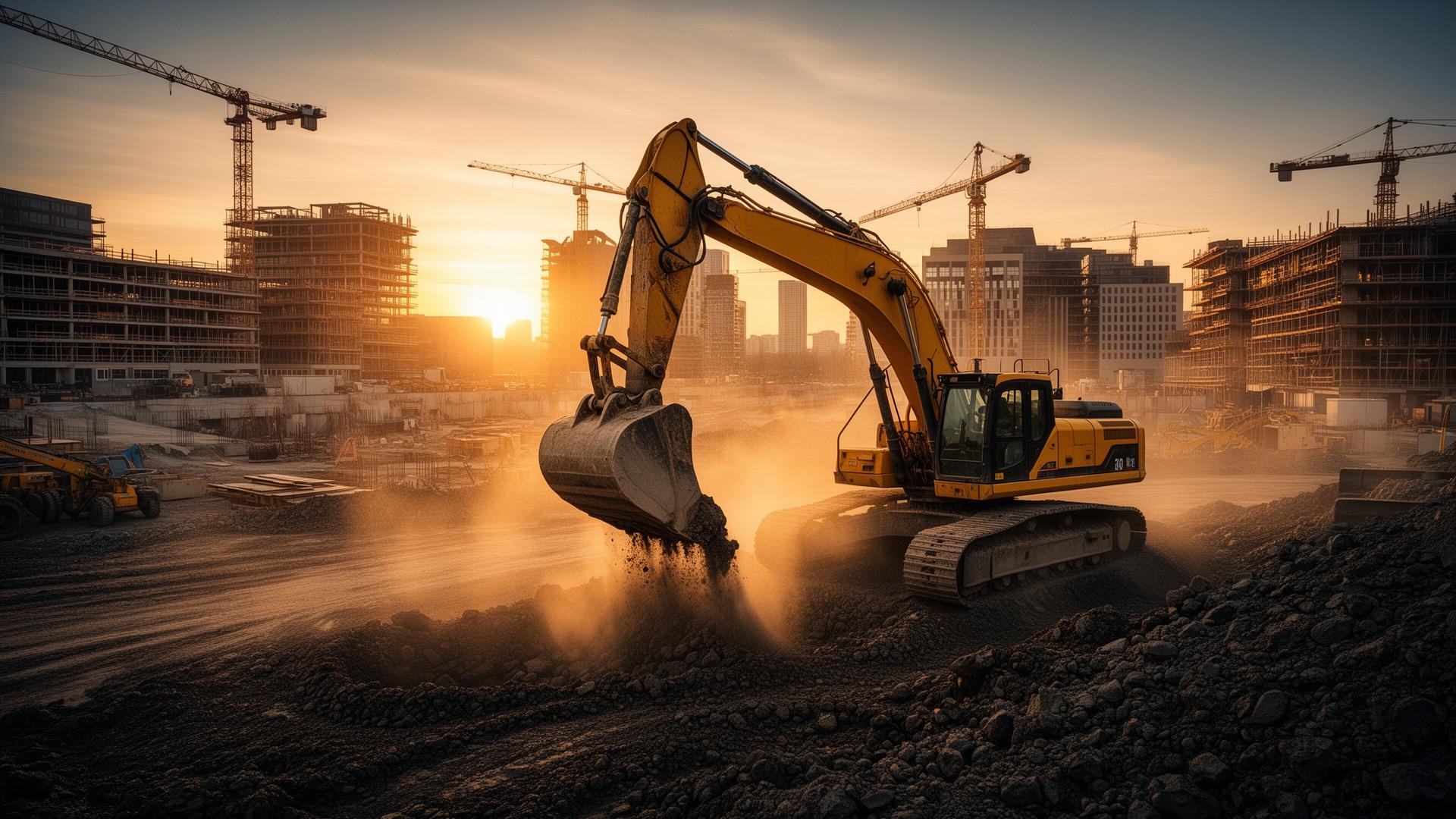 Chantier d'excavation